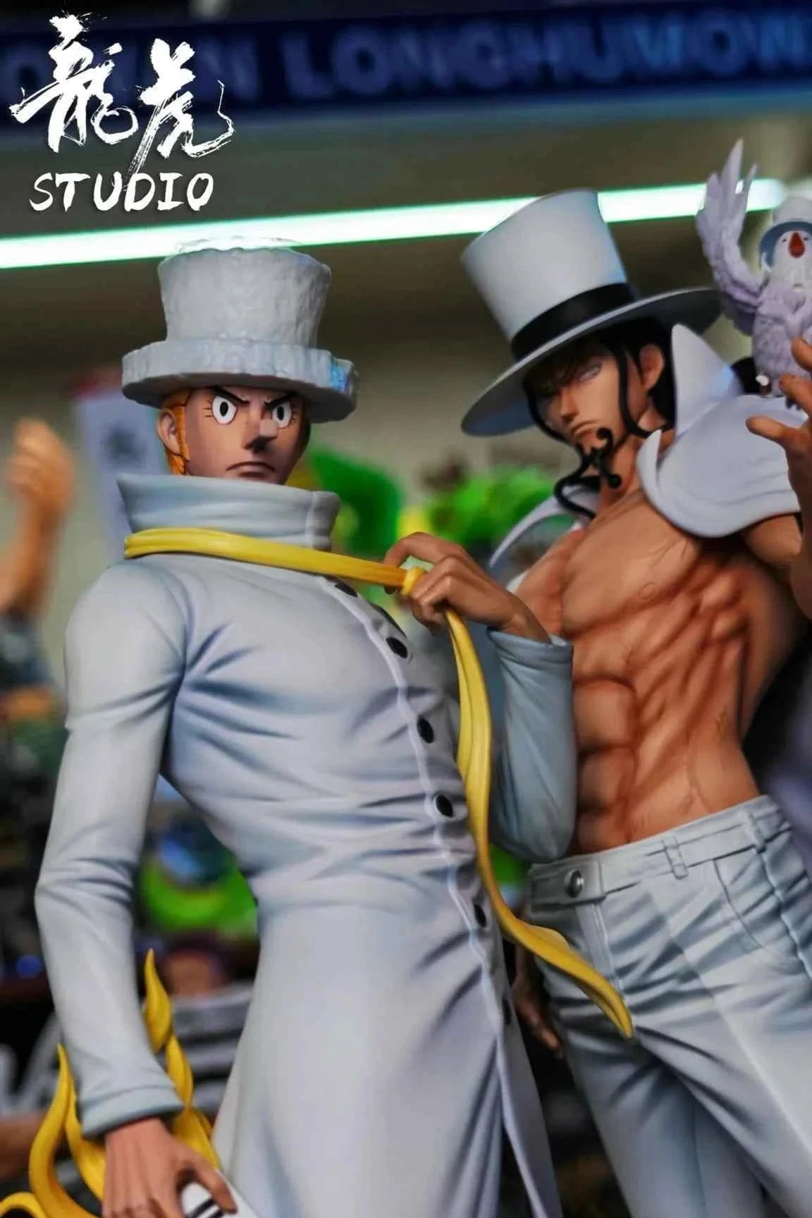 One Piece Long Hu Studio Kaku CP0 agent Resin Statue