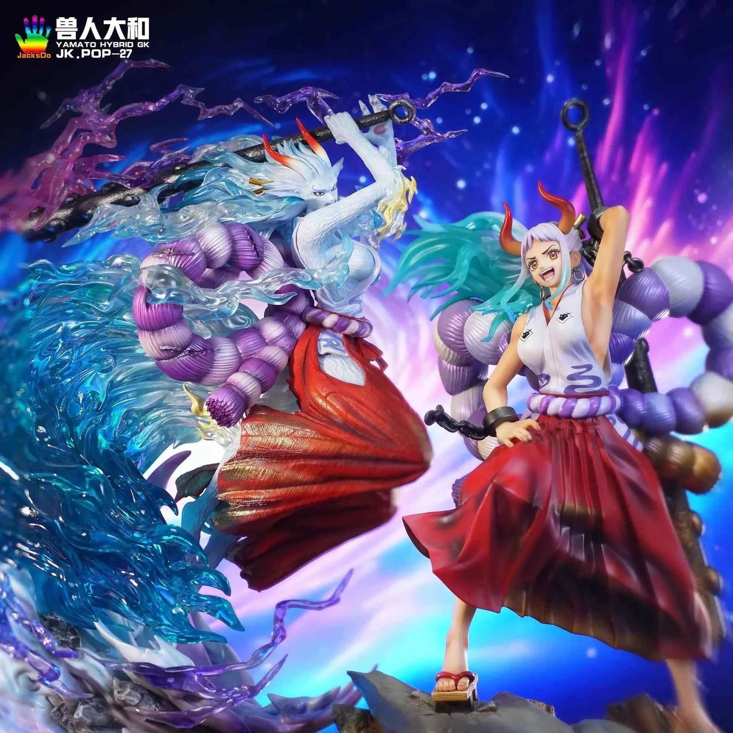 One Piece ~ JacksDo Studio ~ Yamato Hybrid ~ Resin Statue - Santoryu Resins Collectors