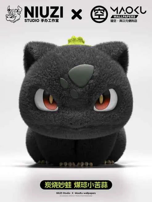 Pokémon ~ NIUZI Studio & MaoKu Wallpapers ~ Bulbasaur ~ Resin & Velvet Plush - Santoryu Resins Collectors