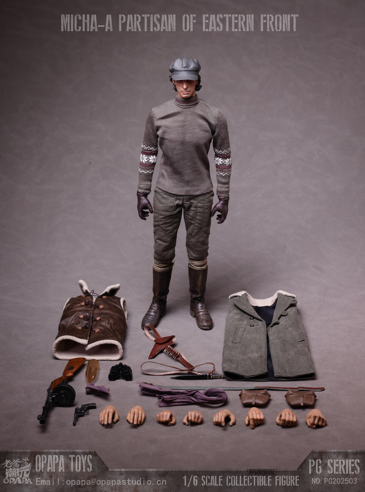 Call of Duty OPAPA TOYS Misha Petrov Partisan of Eastern Front Action Figure (3rd party)