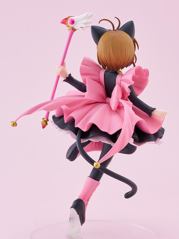 Cardcaptor Sakura GOOD SMILE COMPANY GSC POP UP PARADE Clow Card Arc Sakura Kinomoto Black Cat Costume Ver. Licensed PVC Figure