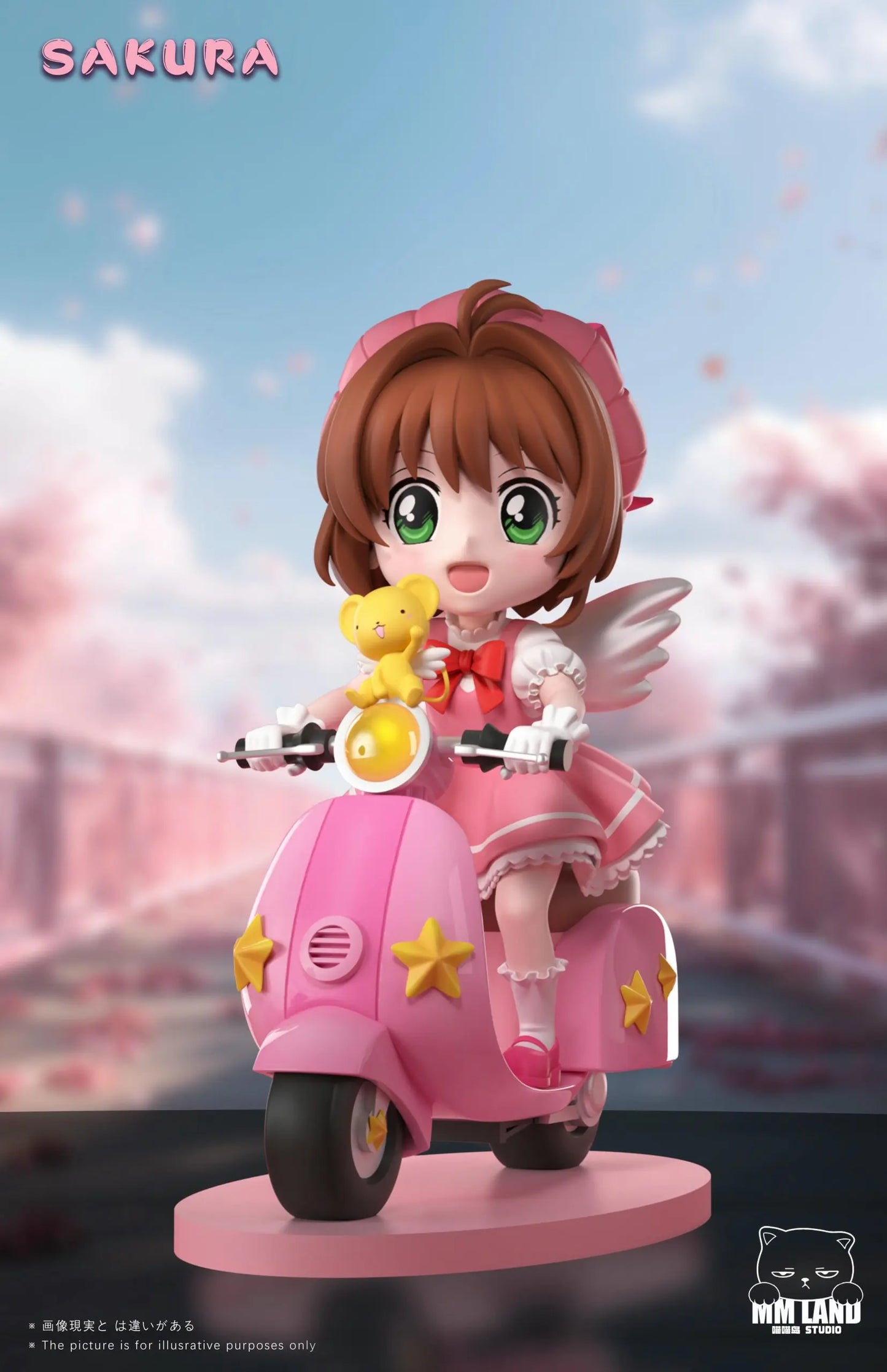 Cardcaptor Sakura MMLAND Studio Sakura Kinomoto on Motorcycle Resin Statue