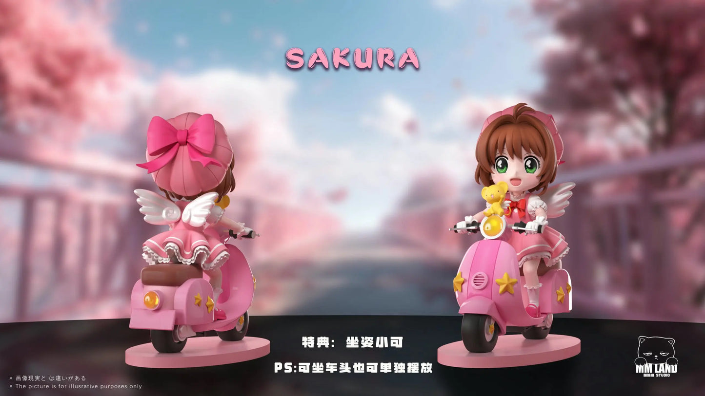 Cardcaptor Sakura MMLAND Studio Sakura Kinomoto on Motorcycle Resin Statue