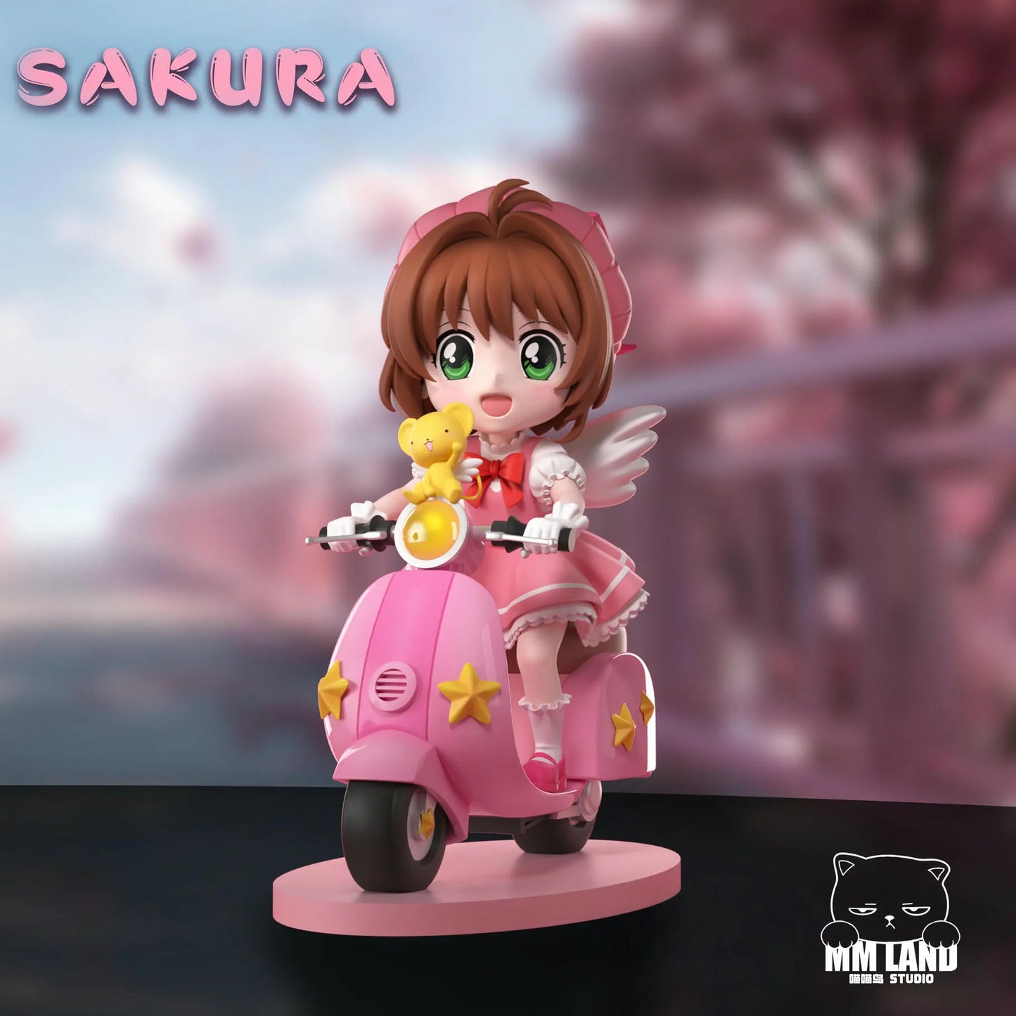 Cardcaptor Sakura MMLAND Studio Sakura Kinomoto on Motorcycle Resin Statue