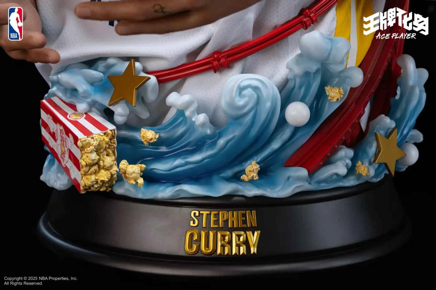 Celebrity Figure ACE PLAYER NBA Stephen Curry 1/1 Bust Licensed Resin Statue