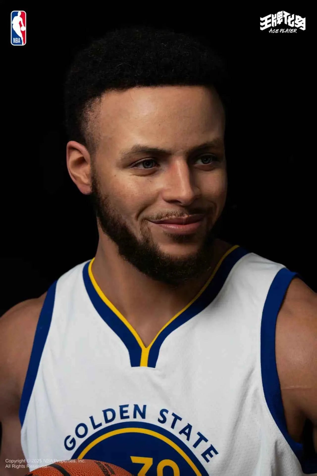 Celebrity Figure ACE PLAYER NBA Stephen Curry 1/1 Bust Licensed Resin Statue