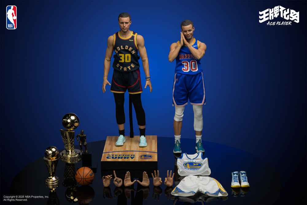 Celebrity Figure ACE PLAYER NBA Stephen Curry GOAT Series CURRY-B CURRY-DE Licensed Action Figure
