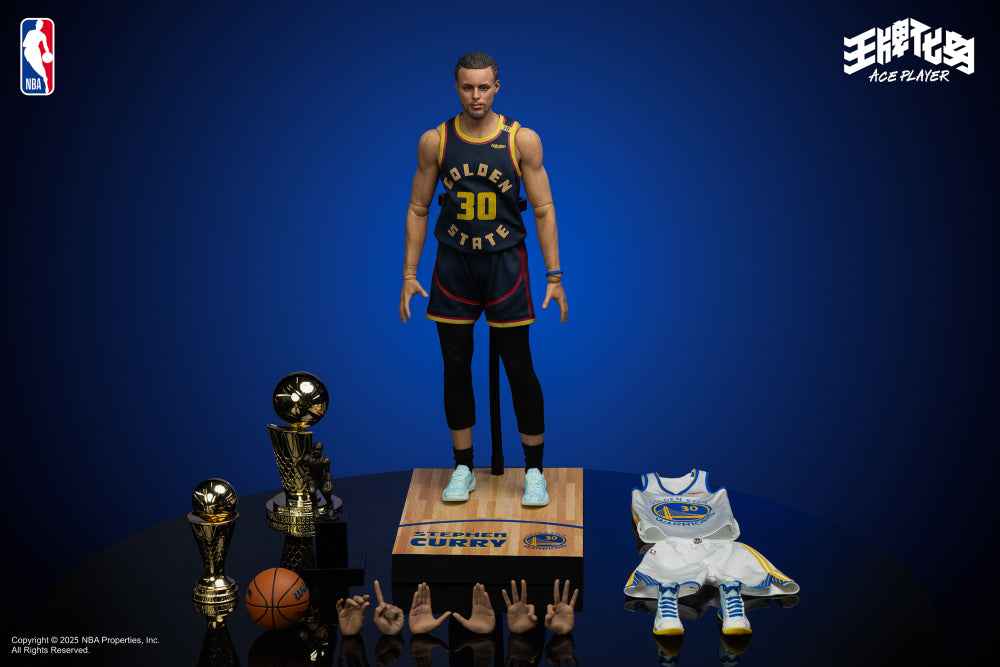 Celebrity Figure ACE PLAYER NBA Stephen Curry GOAT Series CURRY-B CURRY-DE Licensed Action Figure
