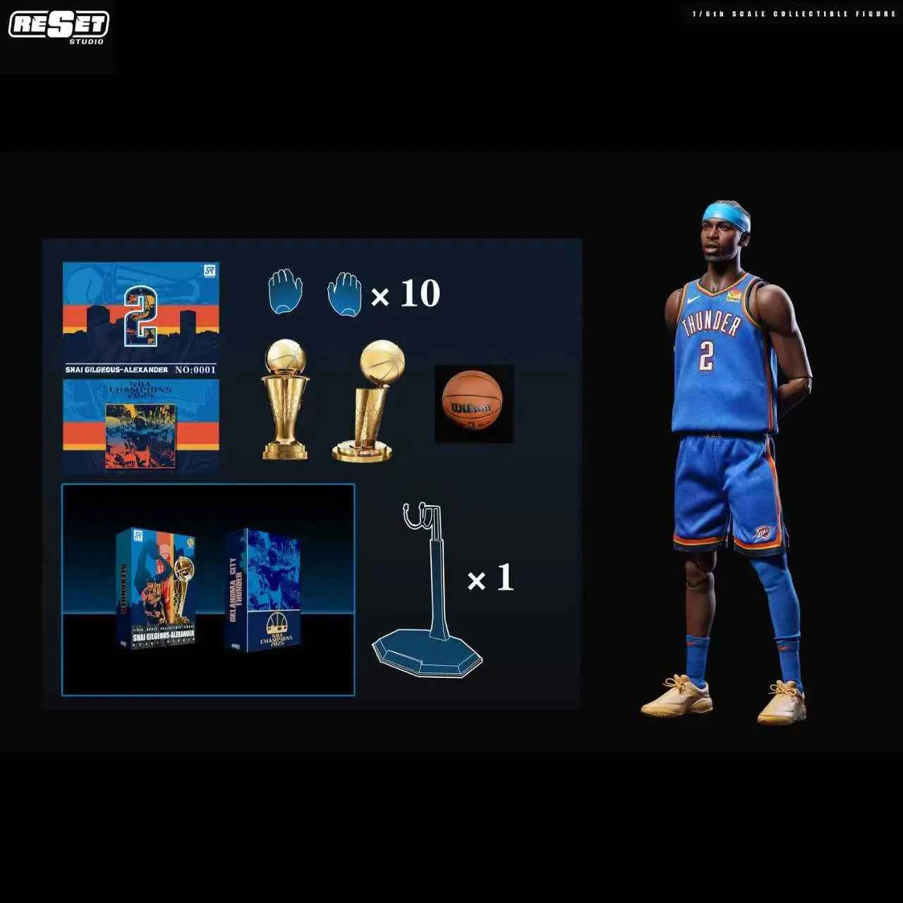 Celebrity Figure ReSet Studio NBA Shai Gilgeous-Alexander 1/6 Action Figure (3rd party)