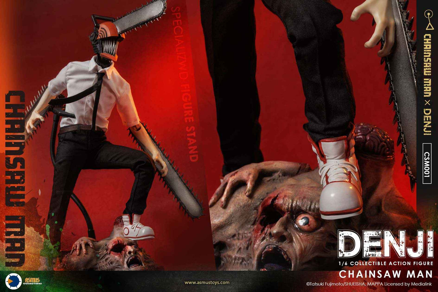 Chainsaw Man Asmus Toys Denji CSM001 CSM001LUX 1/6 Licensed Action Figure