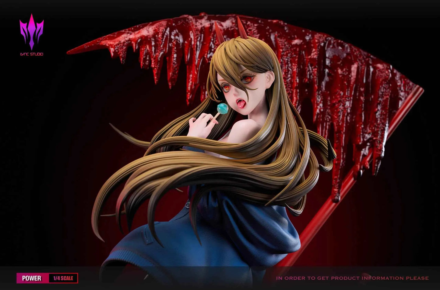 Chainsaw Man Lync Studio Power Resin Statue