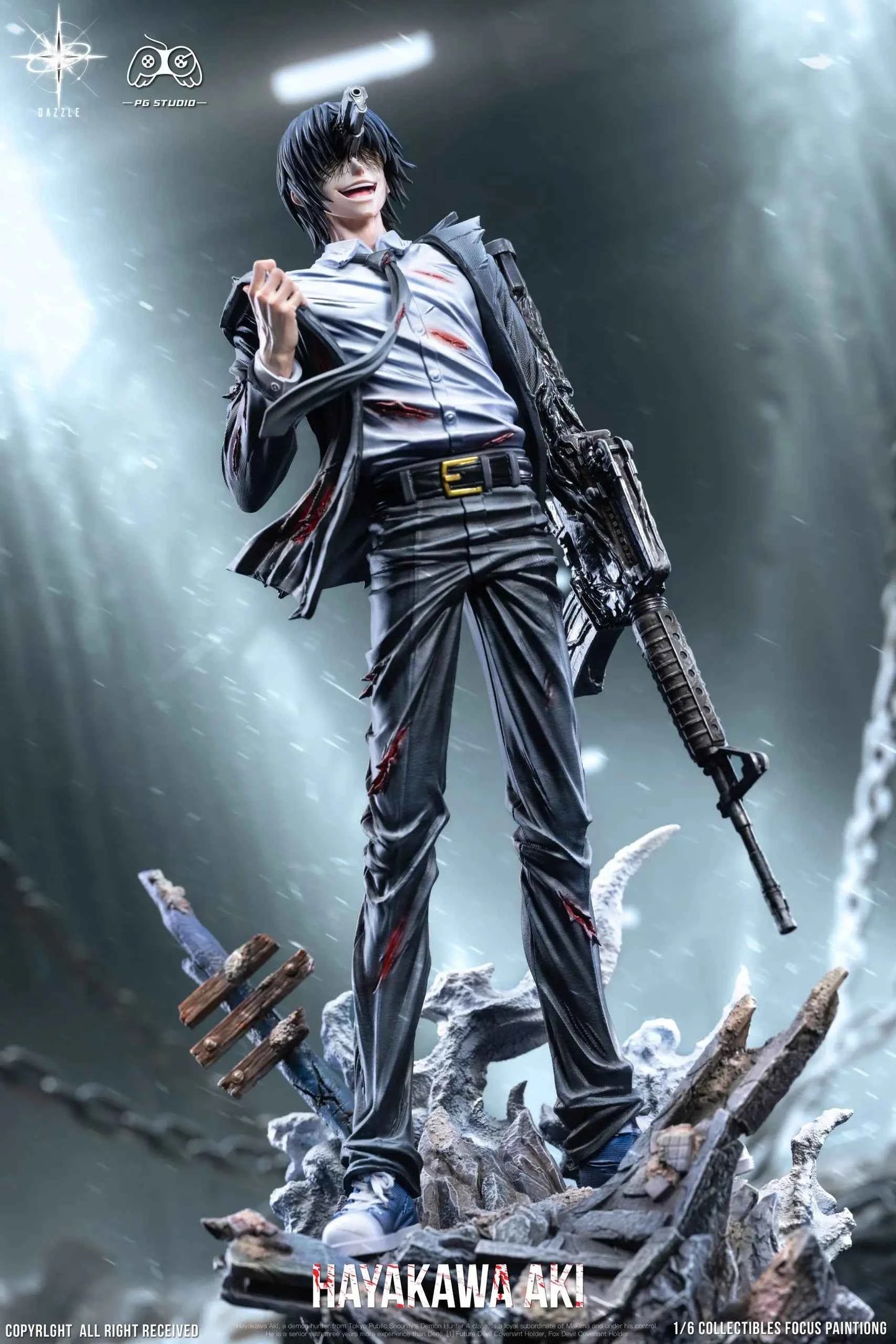 Chainsaw Man PG & Dazzle Studio Hayakawa Aki Resin Statue