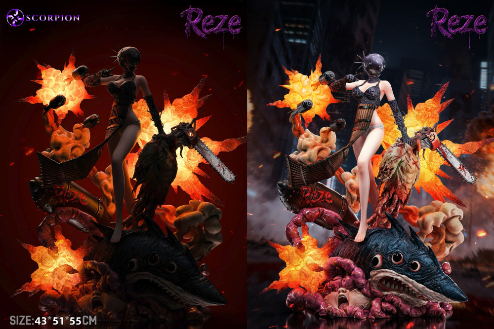 Chainsaw Man Scorpion Studio Reze Bomb Devil 1/4 Resin Statue