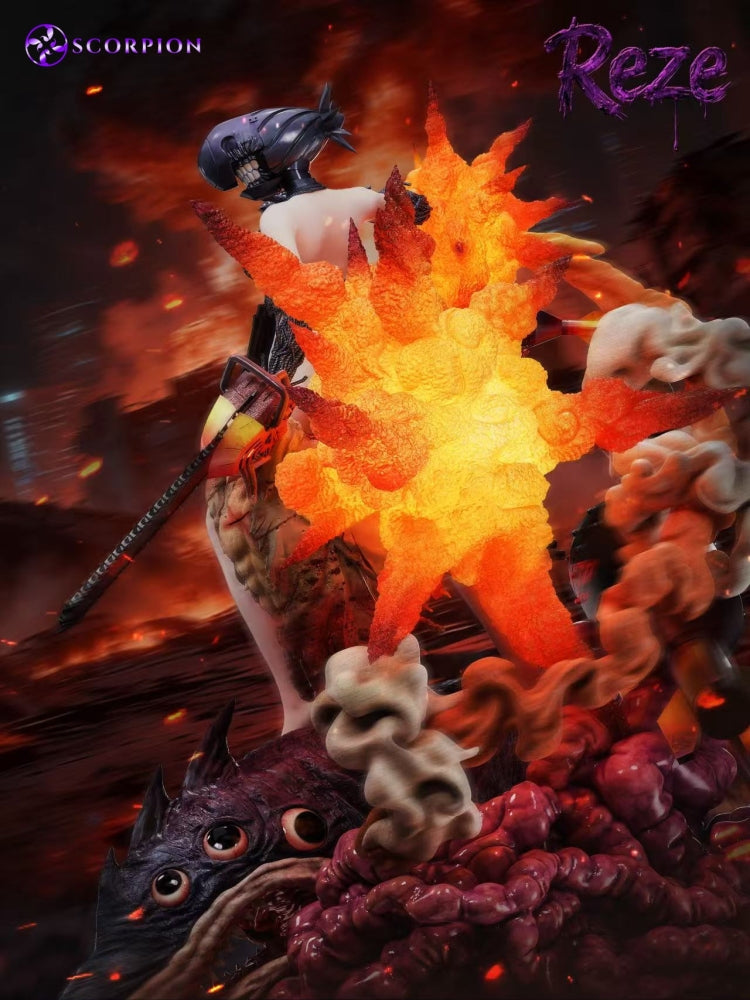 Chainsaw Man Scorpion Studio Reze Bomb Devil 1/4 Resin Statue