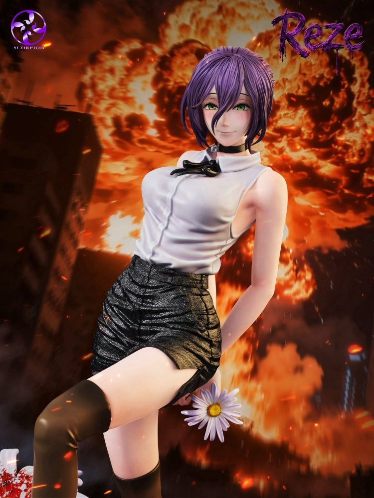 Chainsaw Man Scorpion Studio Reze Bomb Devil 1/4 Resin Statue