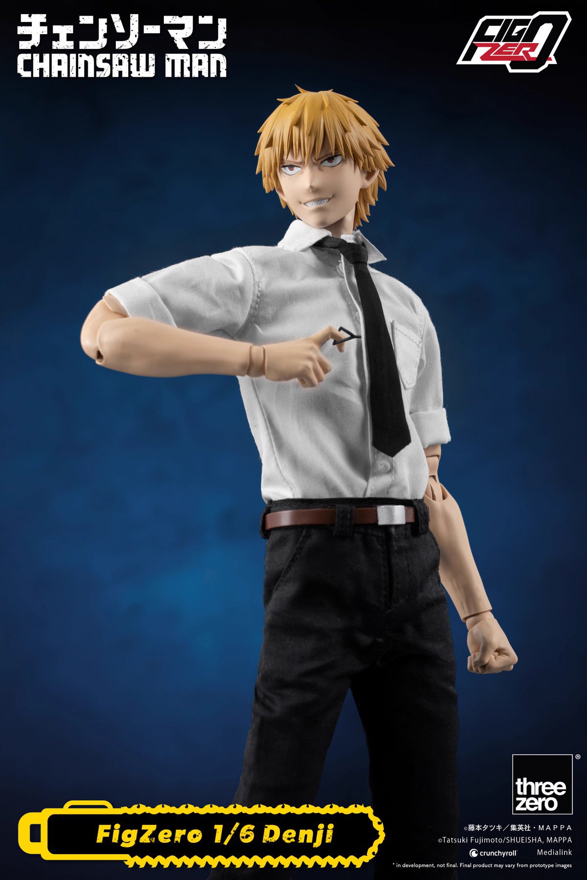 Chainsaw Man Threezero Denji 3Z04070M0 1/6 Licensed Action Figure