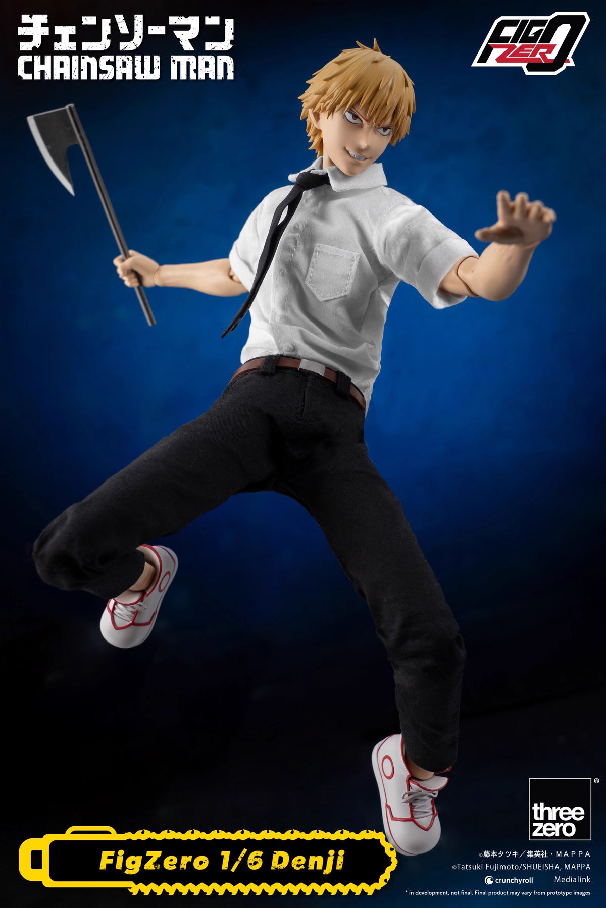 Chainsaw Man Threezero Denji 3Z04070M0 1/6 Licensed Action Figure
