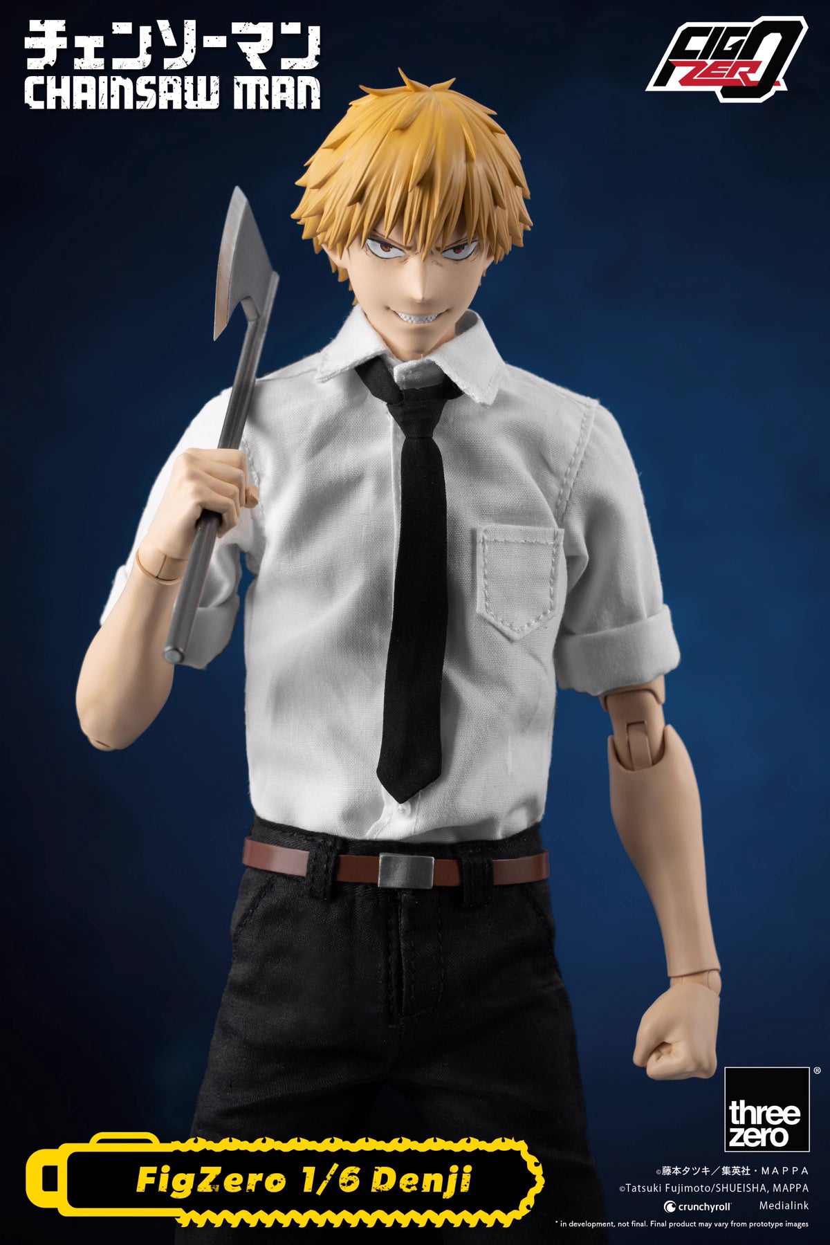 Chainsaw Man Threezero Denji 3Z04070M0 1/6 Licensed Action Figure