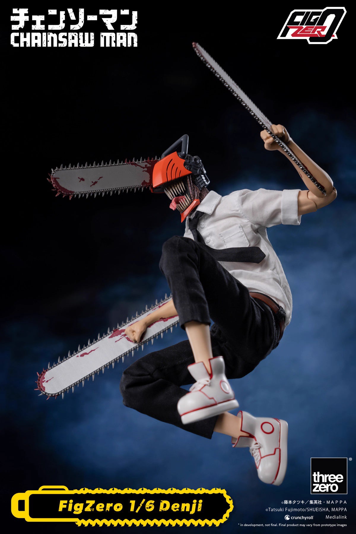 Chainsaw Man Threezero Denji 3Z04070M0 1/6 Licensed Action Figure