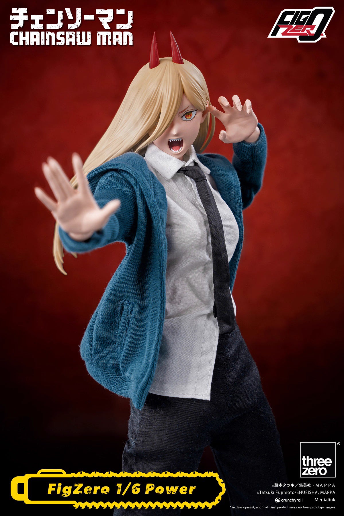 Chainsaw Man Threezero Power 3Z04080M0 1/6 Licensed Action Figure