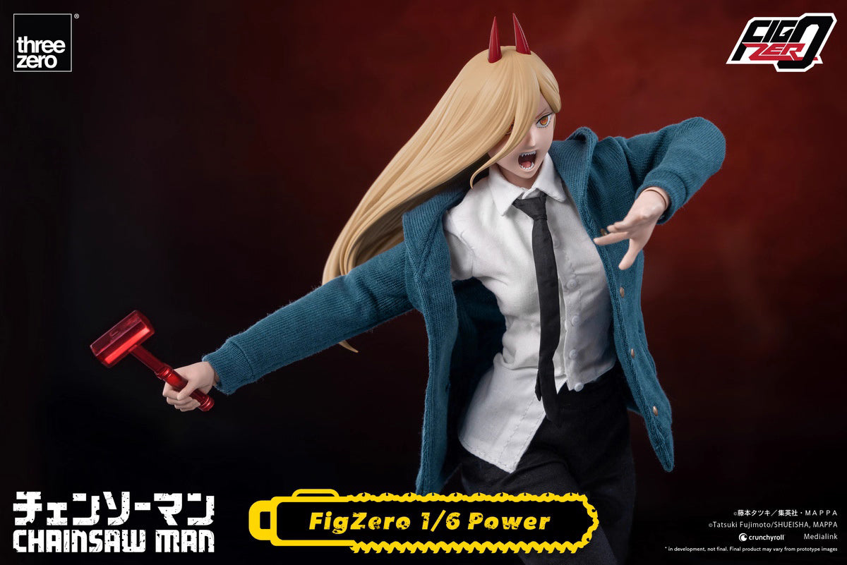 Chainsaw Man Threezero Power 3Z04080M0 1/6 Licensed Action Figure