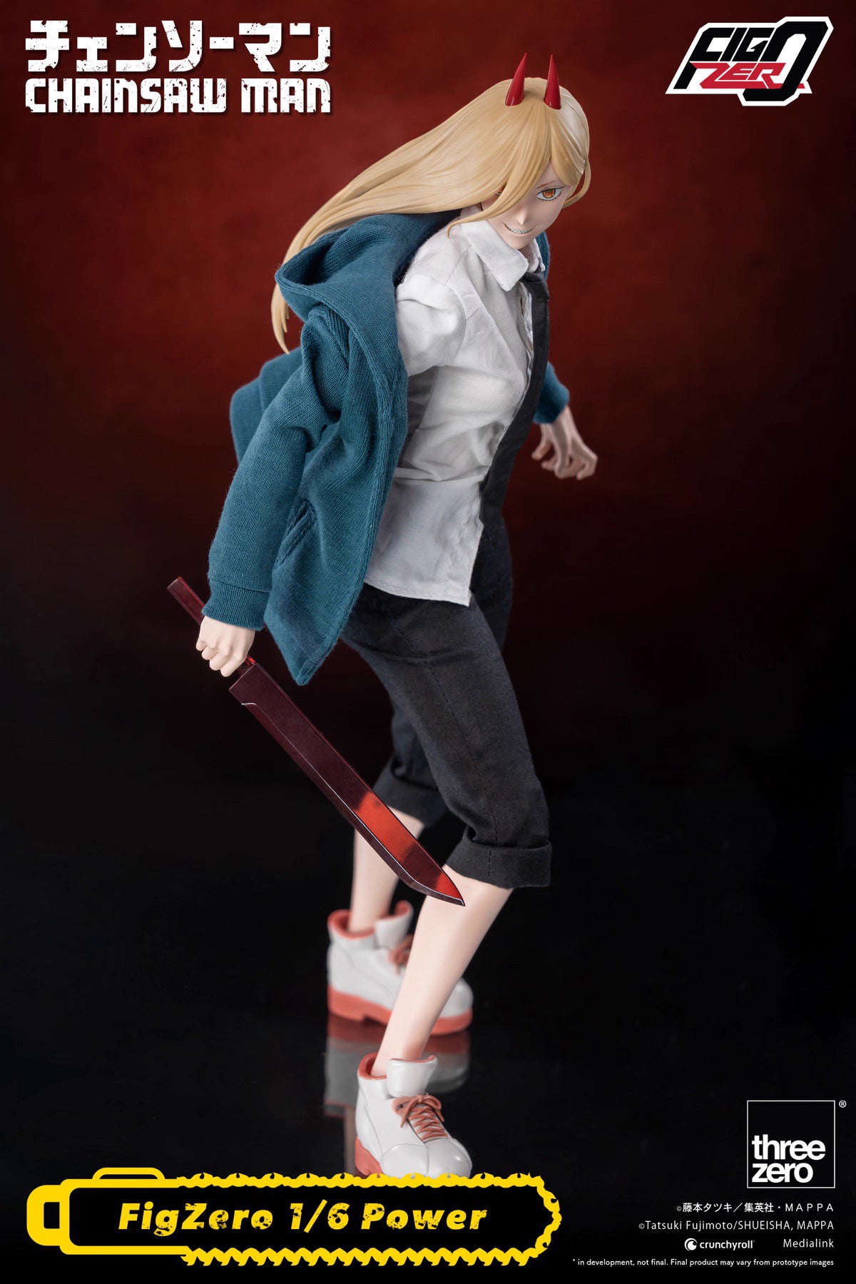 Chainsaw Man Threezero Power 3Z04080M0 1/6 Licensed Action Figure