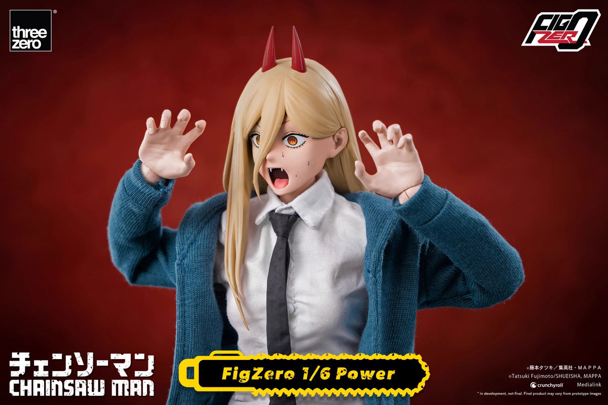 Chainsaw Man Threezero Power 3Z04080M0 1/6 Licensed Action Figure