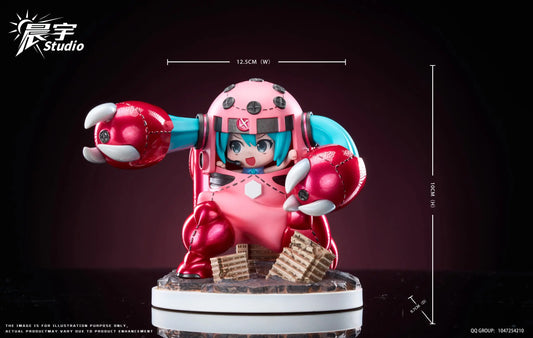 Colorful Stage! (Project Sekai) Chen Yu Studio Hatsune Miku Cosplay MSM-07S Z'Gok Commander Type Resin Statue