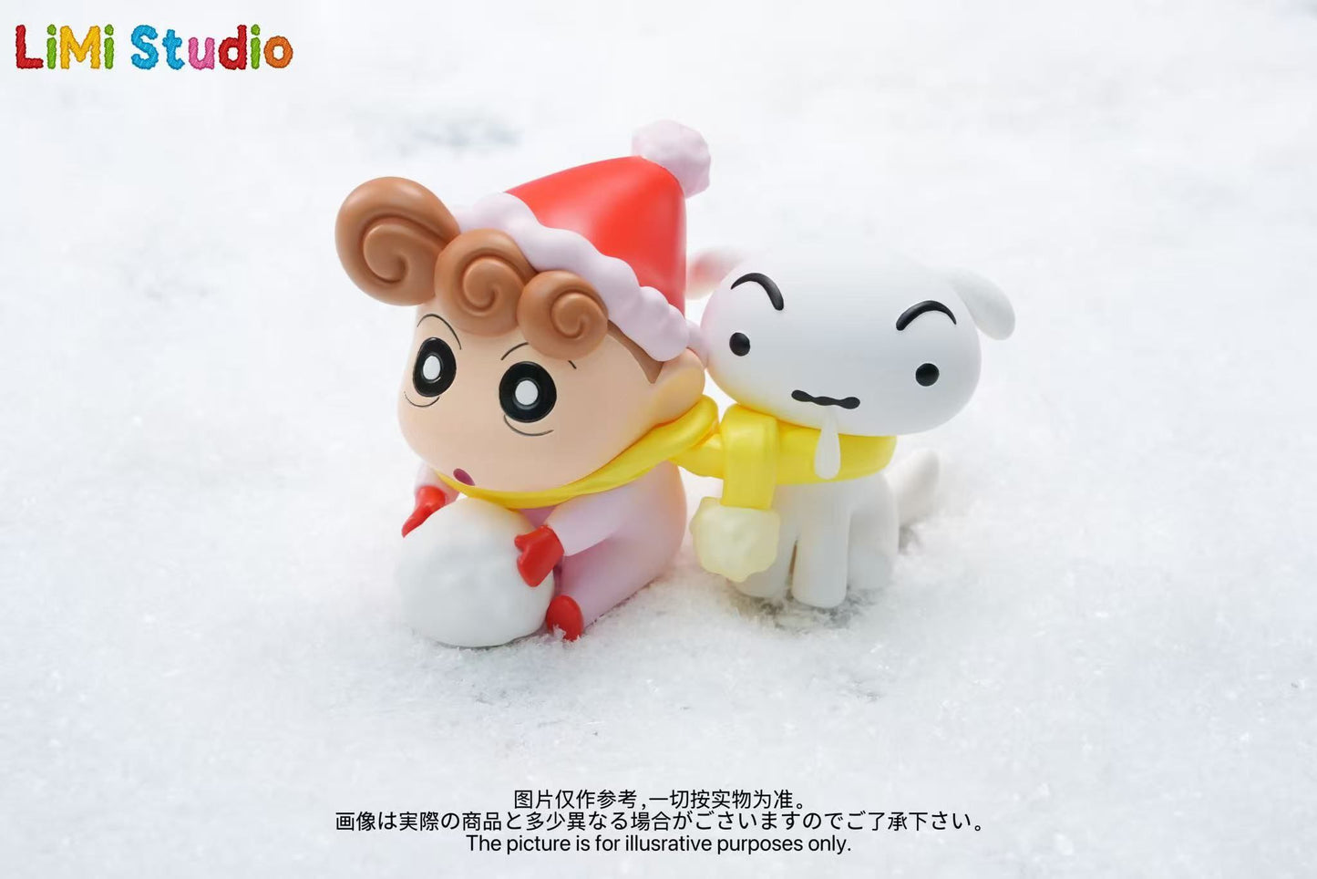 Crayon Shin-chan LiMi Studio SHimawari Snowball Fun Resin Statue
