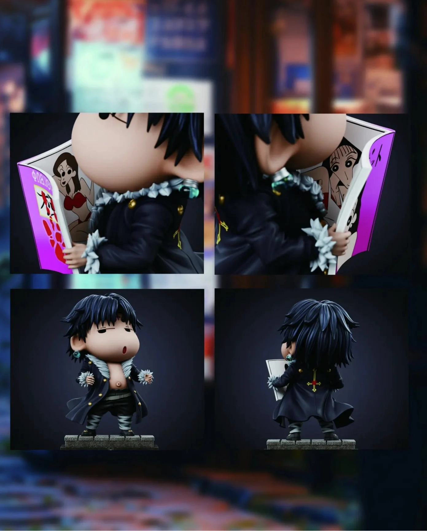 Crayon Shin Chan PG Studio Shinnosuke Nohara Cosplay Chrollo Resin Statue