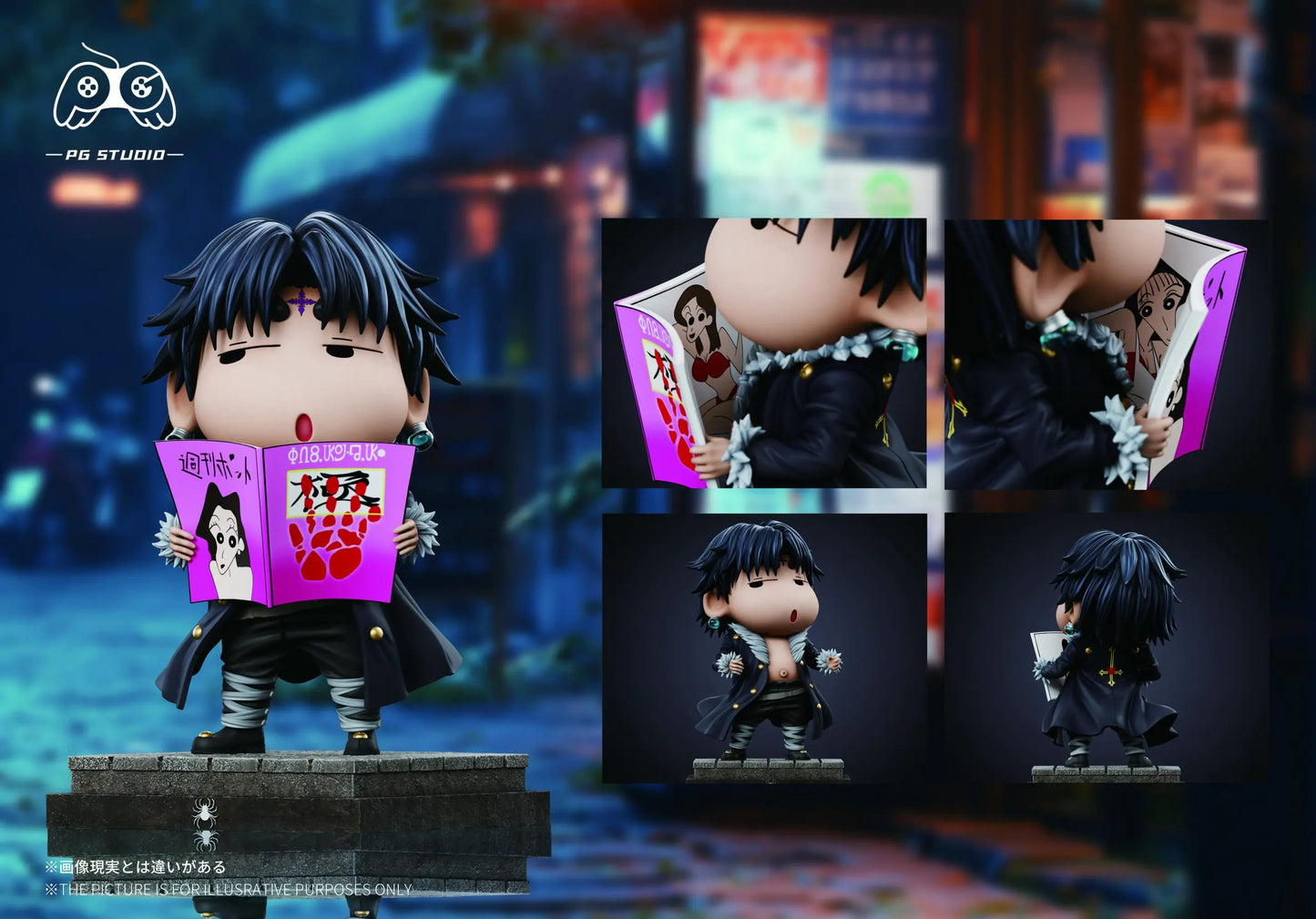 Crayon Shin Chan PG Studio Shinnosuke Nohara Cosplay Chrollo Resin Statue