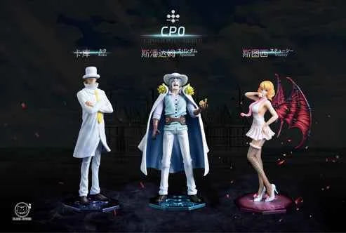 One Piece ~ Black Studio ~ Kaku x Spandam ~ Resin Statue - Santoryu Resins Collectors