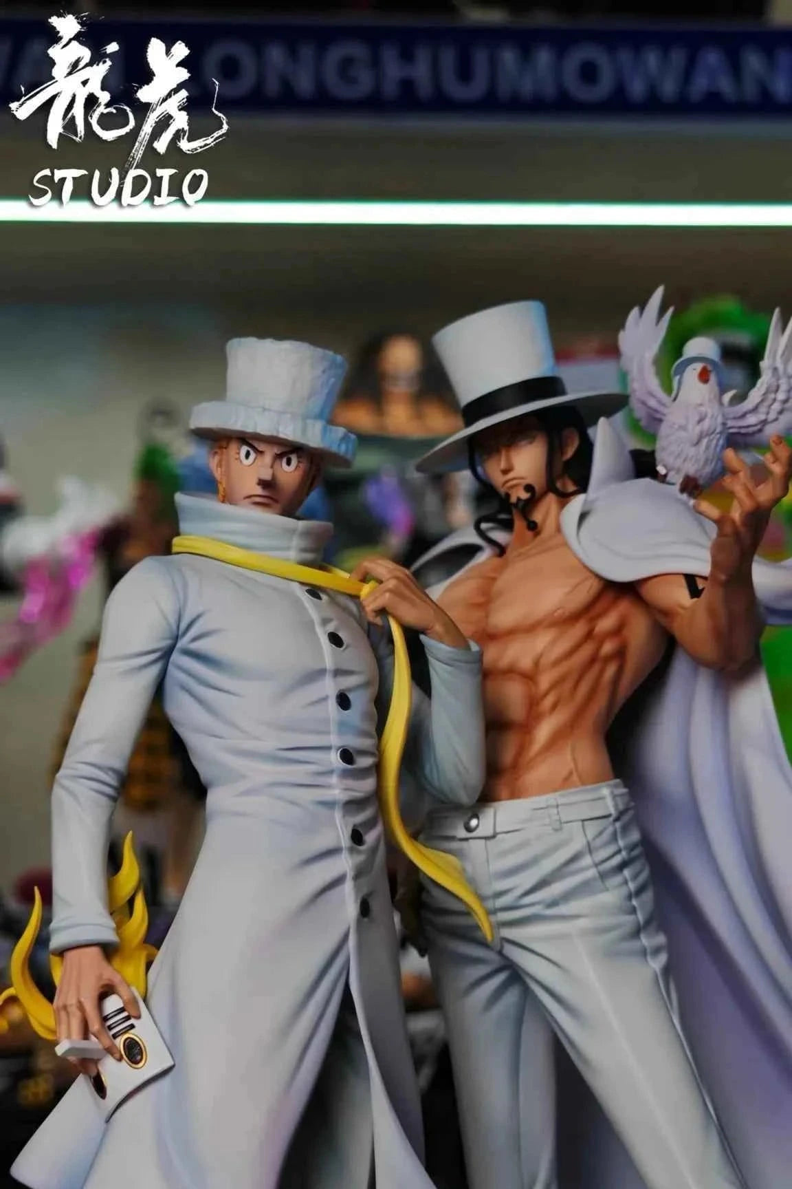 One Piece Long Hu Studio Kaku CP0 agent Resin Statue