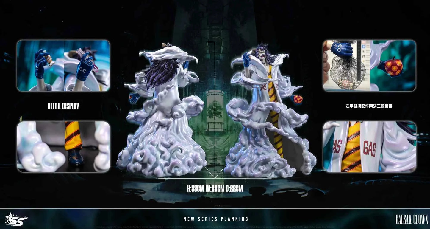 One Piece ~ SS Studio ~ Caesar Clown ~ Resin Statue - Santoryu Resins Collectors