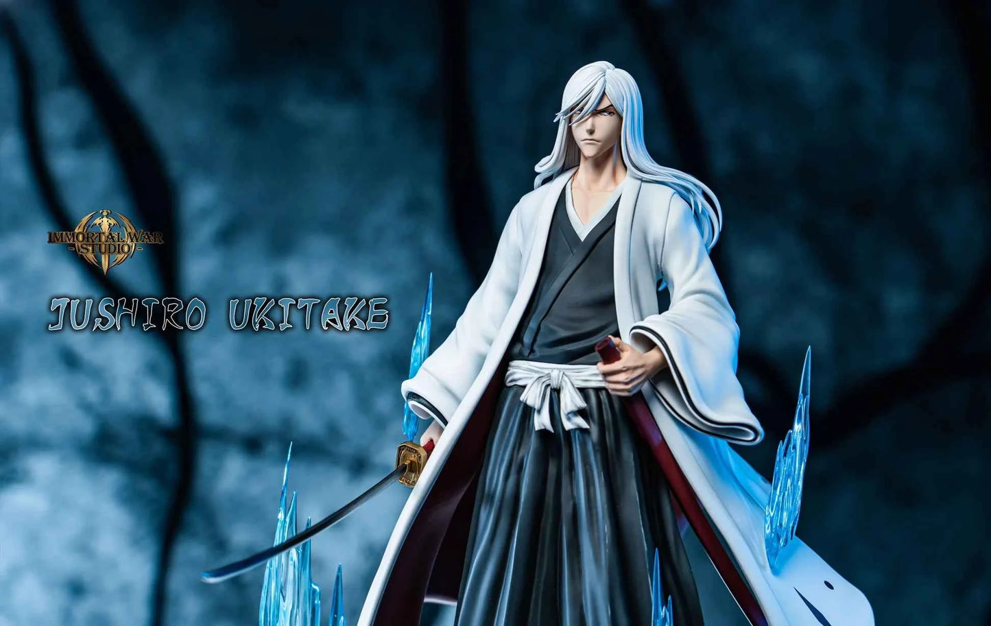Bleach: Thousand Year Blood War ~ Immortal War (IW) Studio ~ Jushiro Ukitake ~ Resin Statue - Santoryu Resins Collectors
