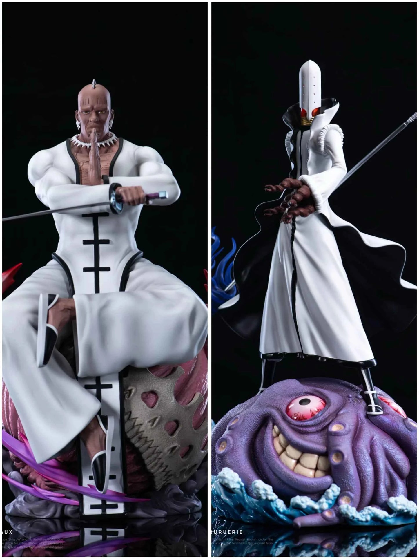 Bleach: Thousand Year Blood War ~ A CORNER (AC) Studio - Espada: Zommari Rureaux & Aaroniero Arruruerie ~ Resin Statues - Santoryu Resins Collectors