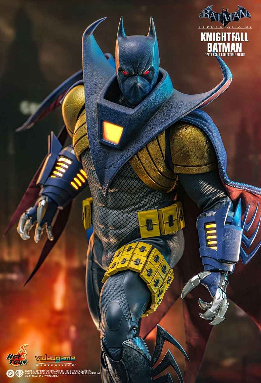 DC Comics Hot Toys Batman Arkham Origins Knightfall Batman VGM74 Licensed Action Figure