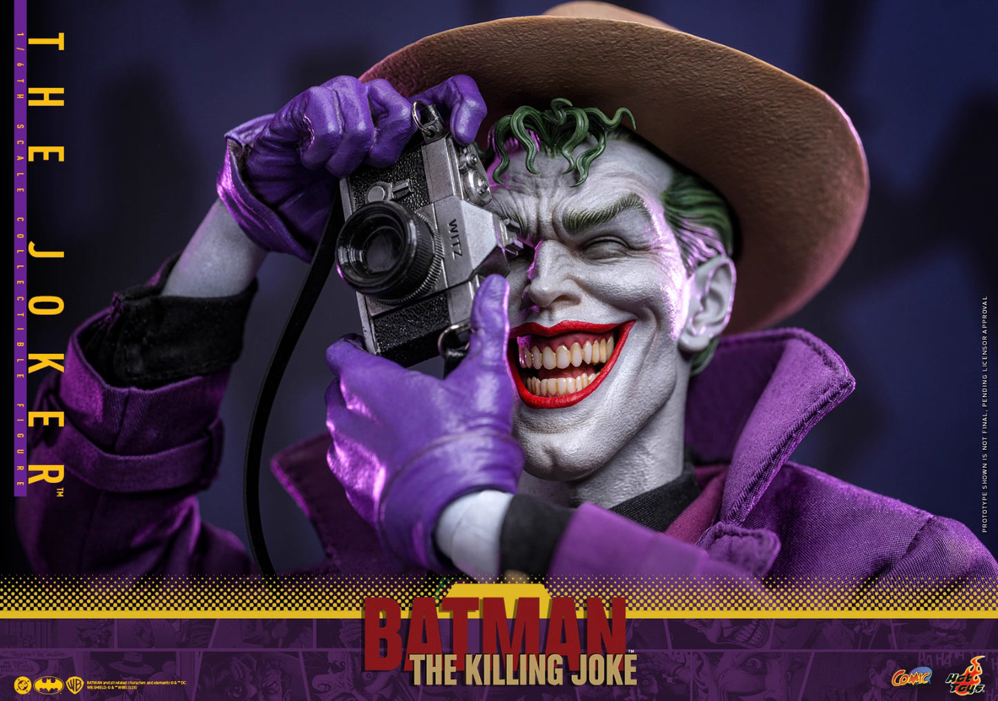DC Comics Hot Toys "Batman: The Killing Joke" The Joker (Two Head Sculpts) CMS028 Licensed Action Figure
