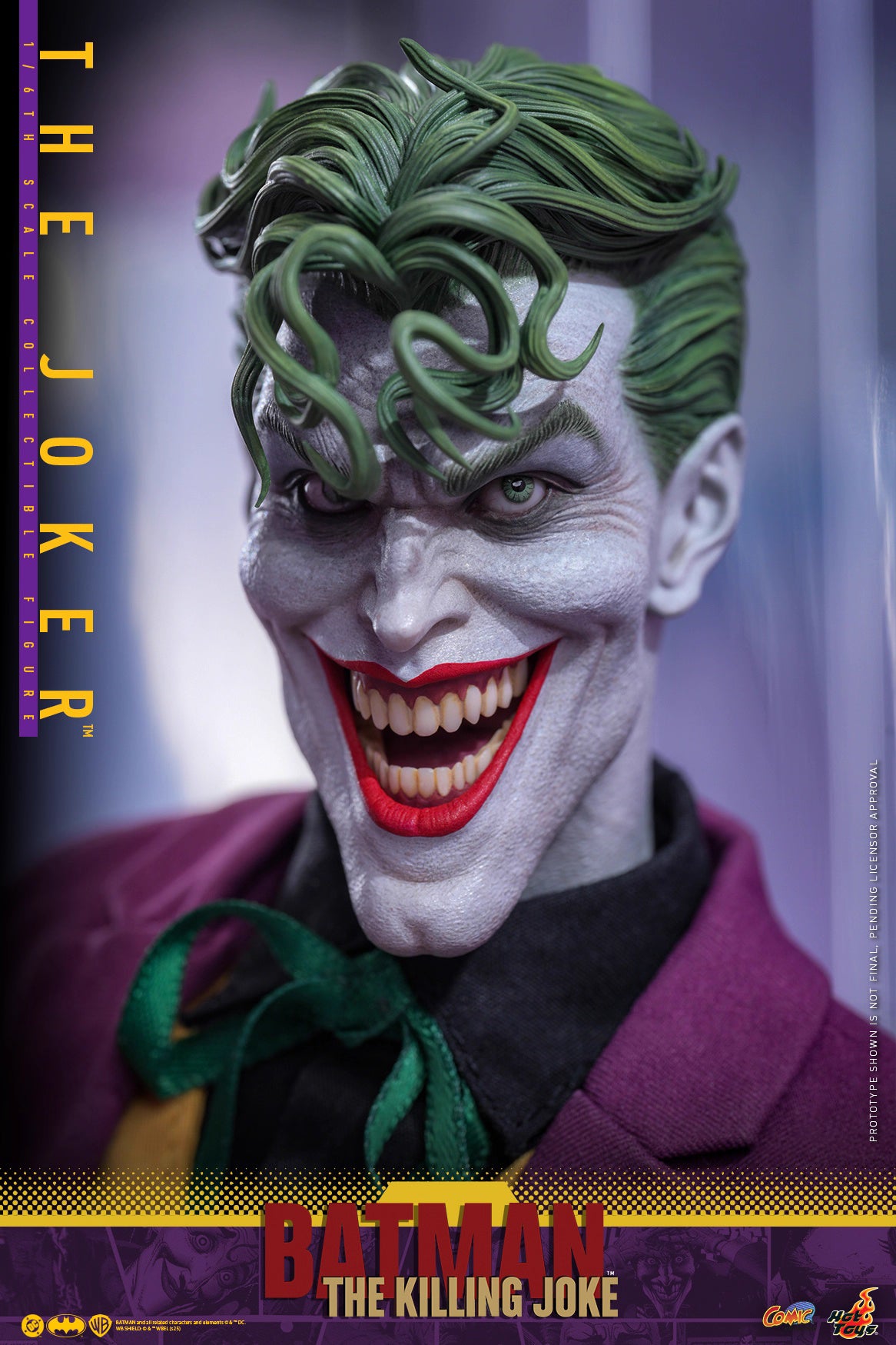 DC Comics Hot Toys "Batman: The Killing Joke" The Joker (Two Head Sculpts) CMS028 Licensed Action Figure