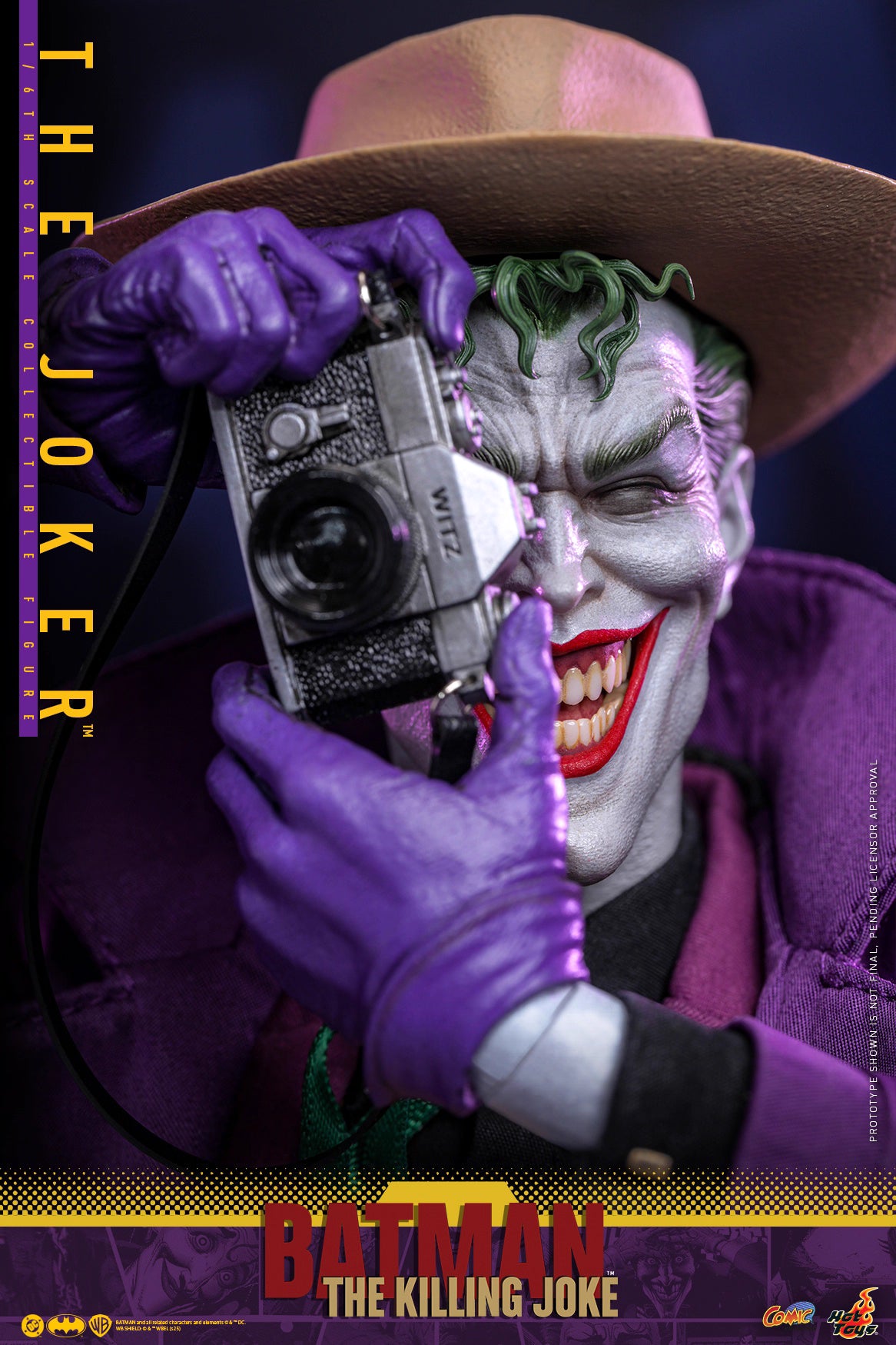 DC Comics Hot Toys "Batman: The Killing Joke" The Joker (Two Head Sculpts) CMS028 Licensed Action Figure