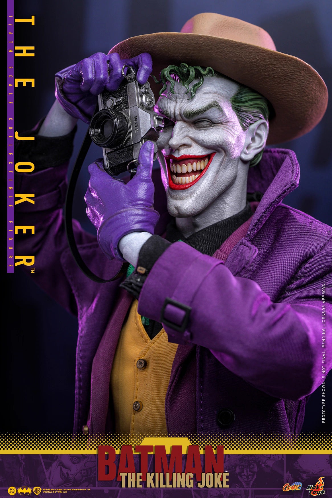 DC Comics Hot Toys "Batman: The Killing Joke" The Joker (Two Head Sculpts) CMS028 Licensed Action Figure