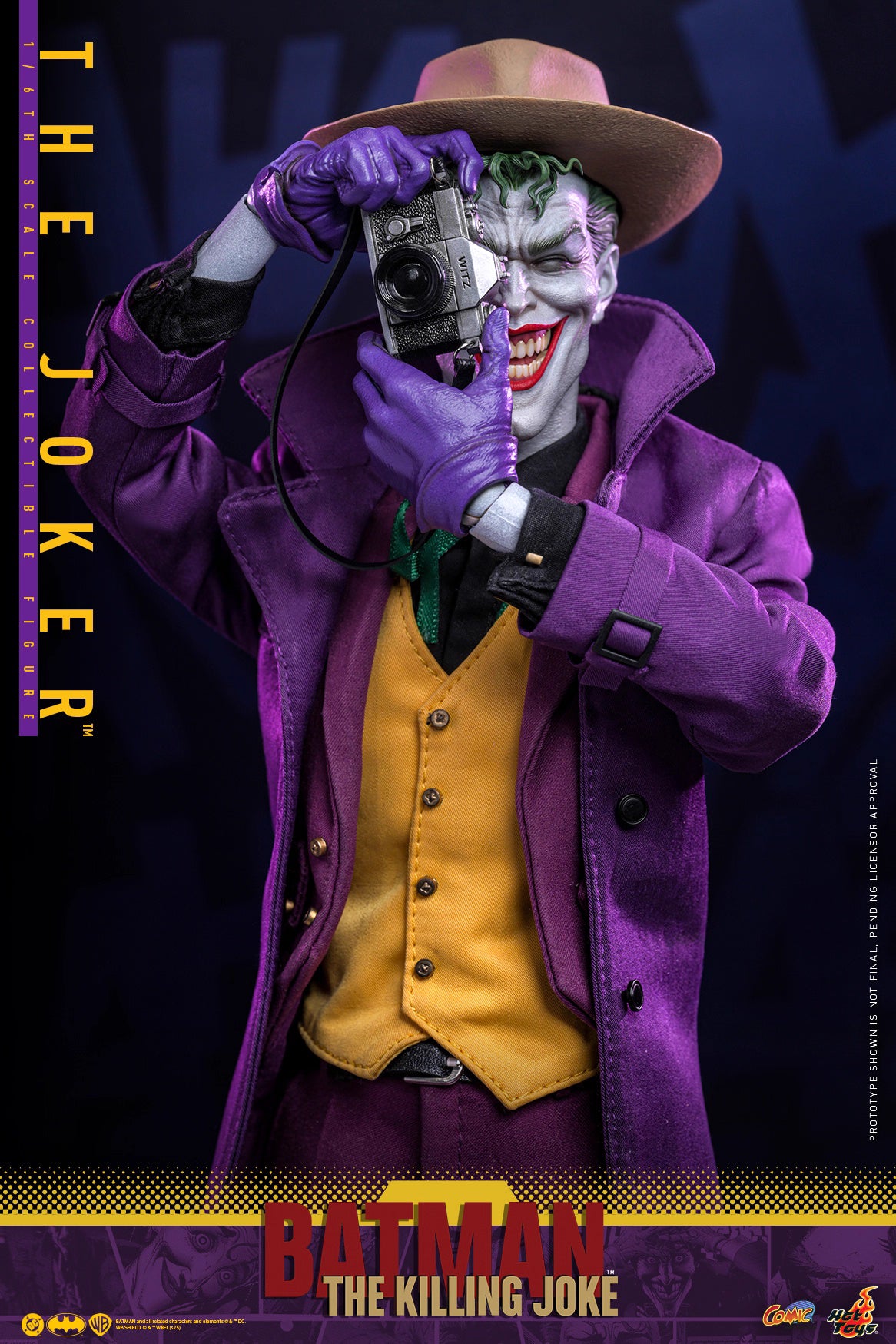 DC Comics Hot Toys "Batman: The Killing Joke" The Joker (Two Head Sculpts) CMS028 Licensed Action Figure