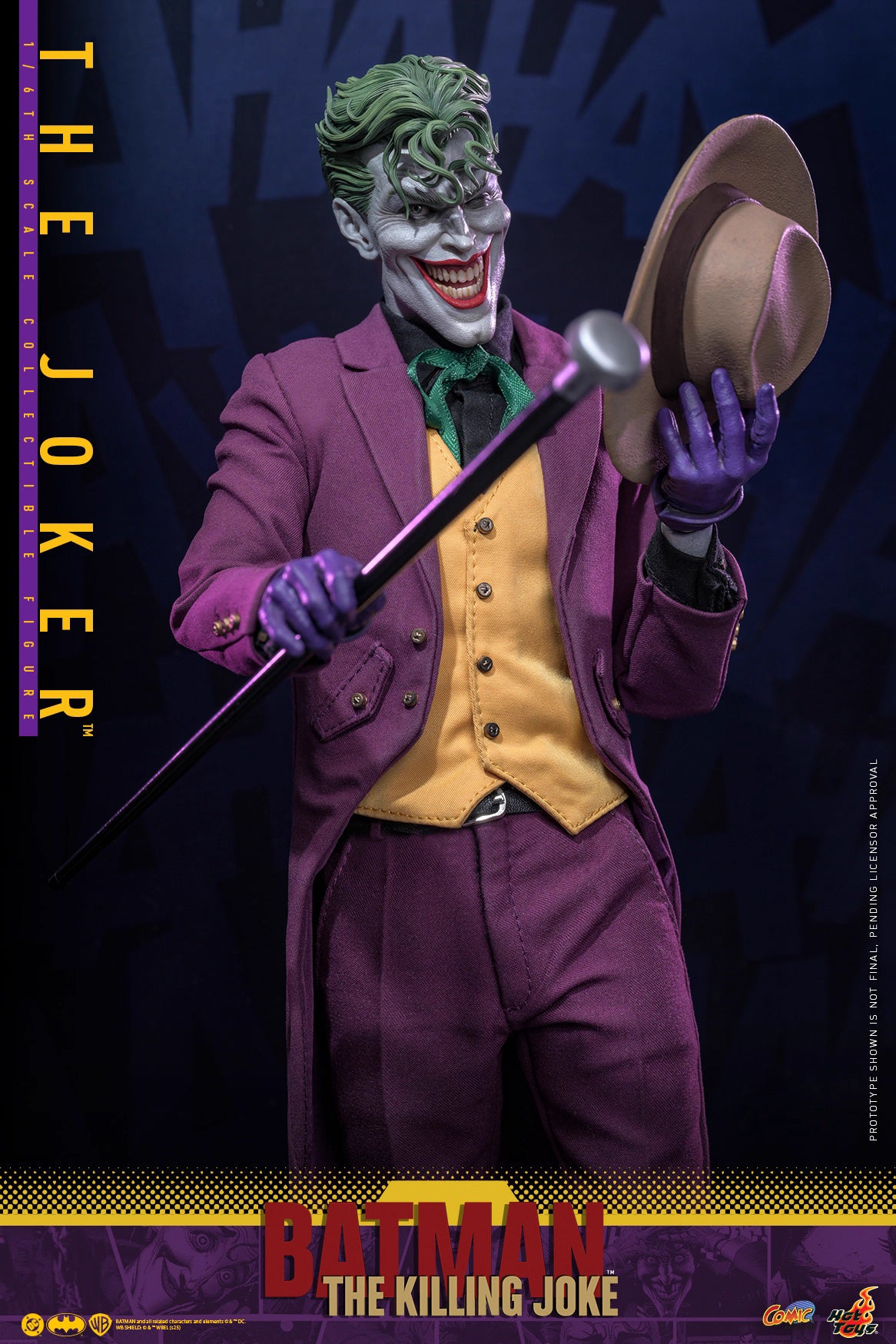 DC Comics Hot Toys "Batman: The Killing Joke" The Joker (Two Head Sculpts) CMS028 Licensed Action Figure