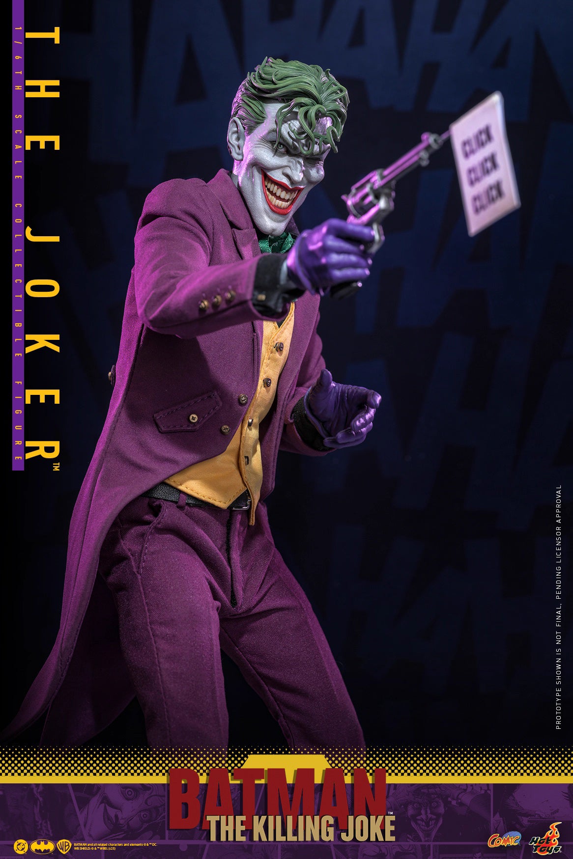 DC Comics Hot Toys "Batman: The Killing Joke" The Joker (Two Head Sculpts) CMS028 Licensed Action Figure