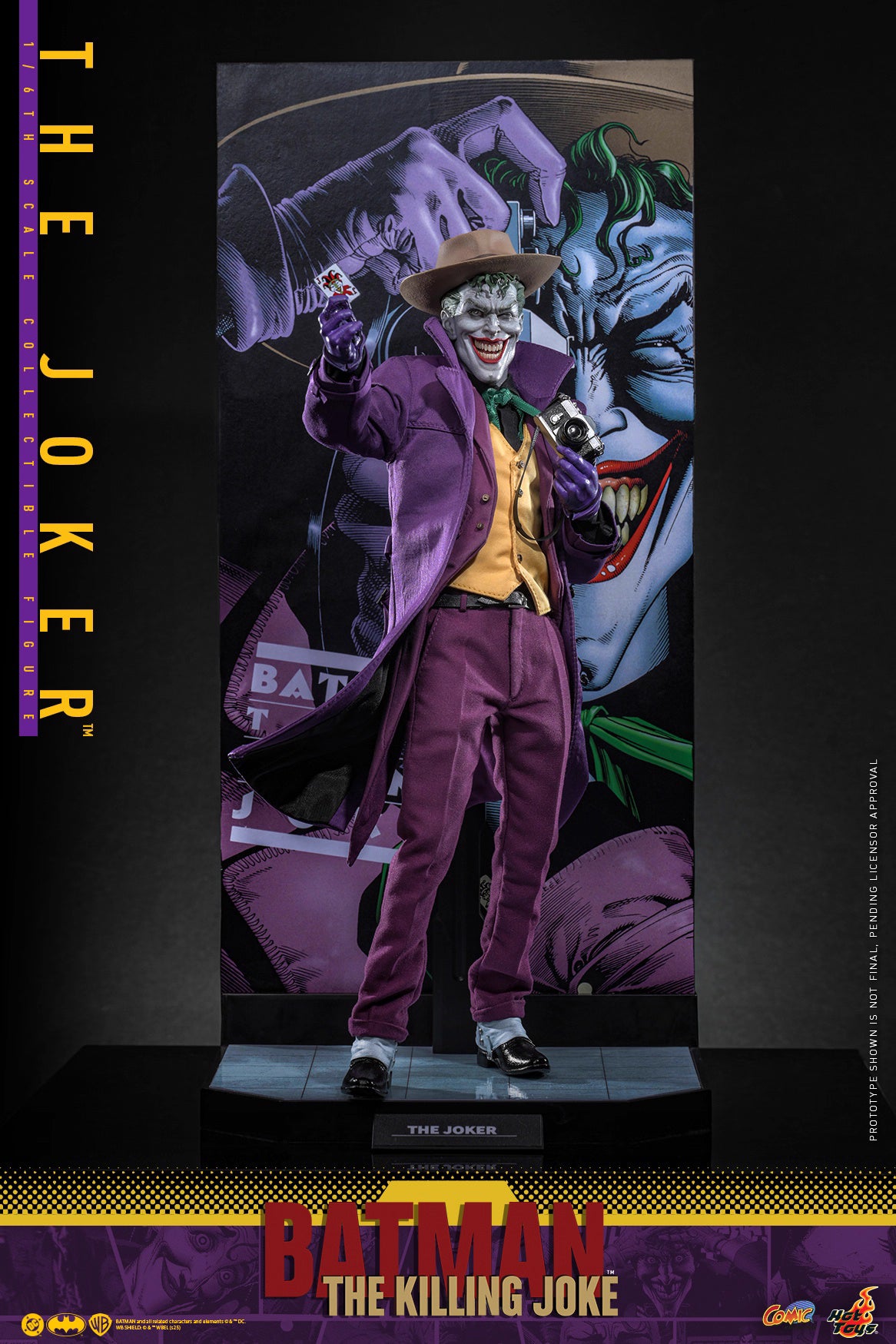 DC Comics Hot Toys "Batman: The Killing Joke" The Joker (Two Head Sculpts) CMS028 Licensed Action Figure