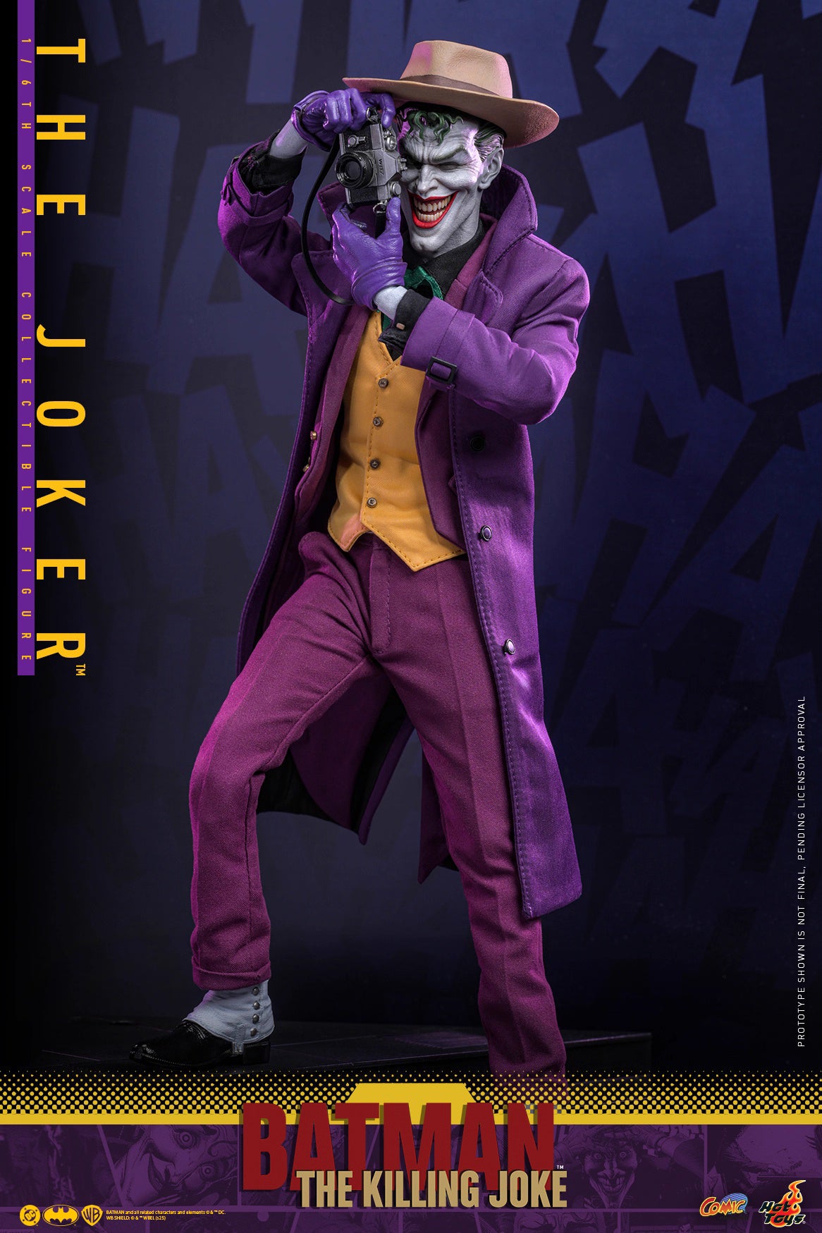 DC Comics Hot Toys "Batman: The Killing Joke" The Joker (Two Head Sculpts) CMS028 Licensed Action Figure