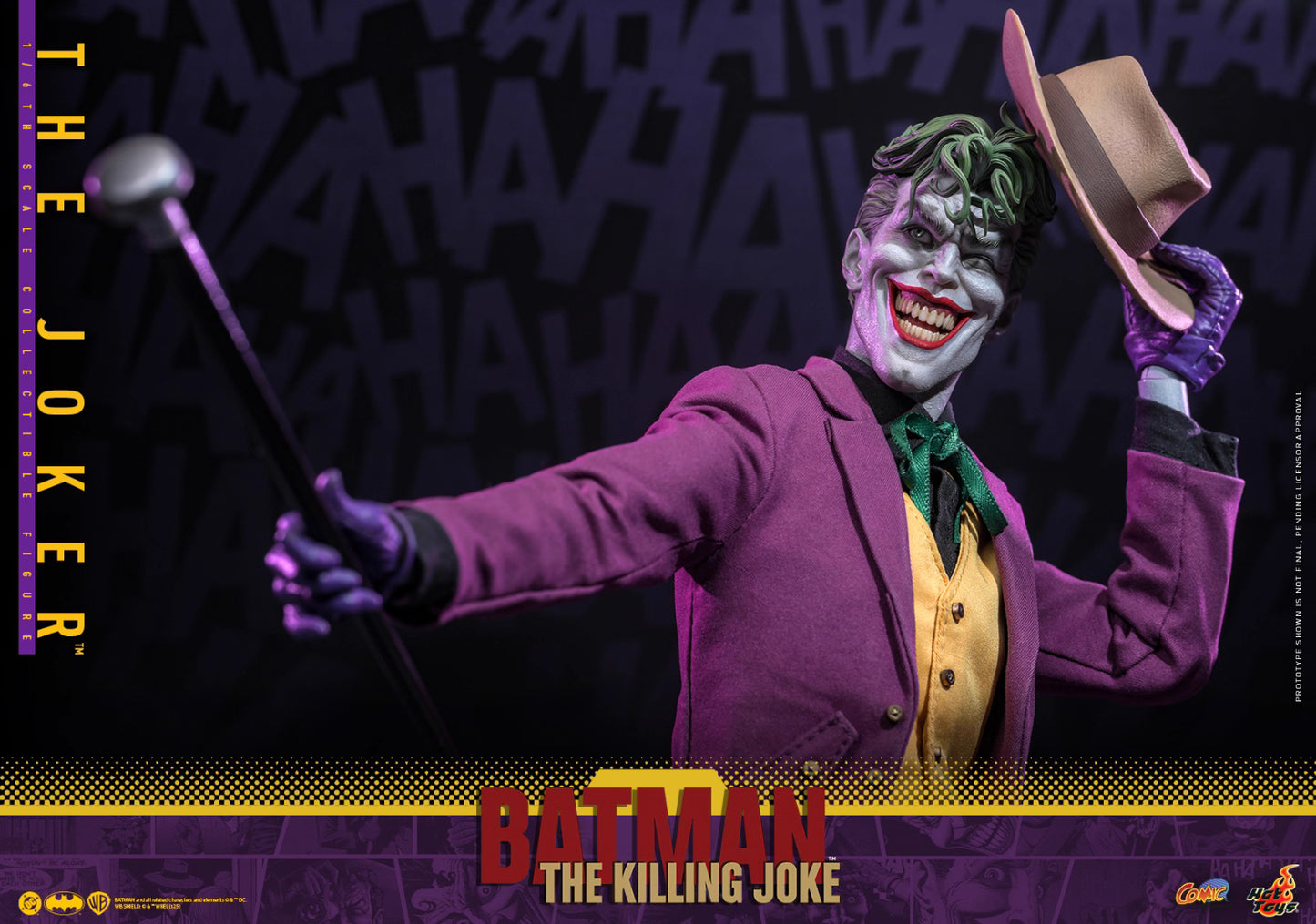 DC Comics Hot Toys "Batman: The Killing Joke" The Joker (Two Head Sculpts) CMS028 Licensed Action Figure