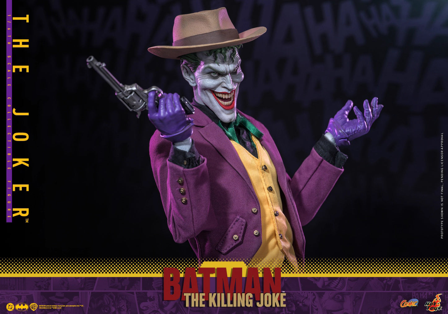DC Comics Hot Toys "Batman: The Killing Joke" The Joker (Two Head Sculpts) CMS028 Licensed Action Figure
