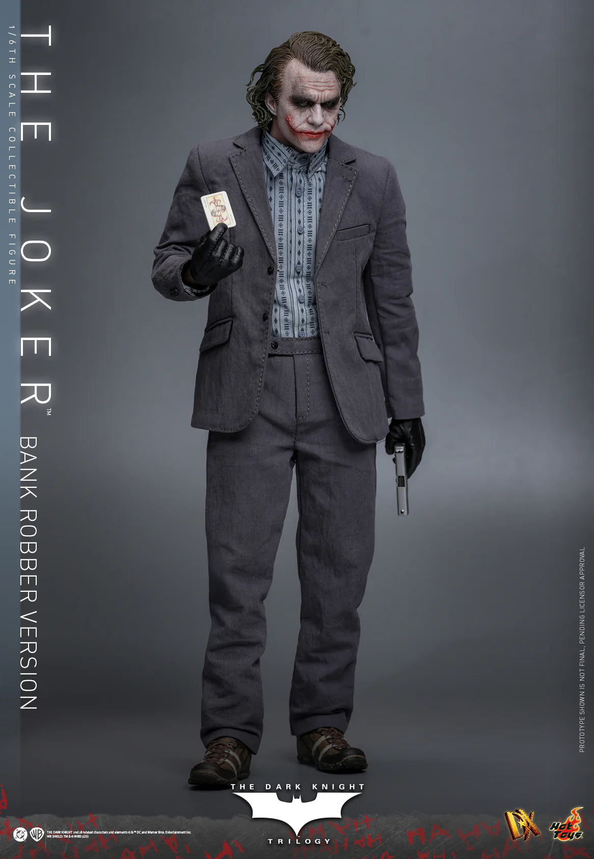 DC Comics Hot Toys "The Dark Knight Trilogy" The Joker (Bank Robber Version) Special Edition DX50B Licensed Action Figure