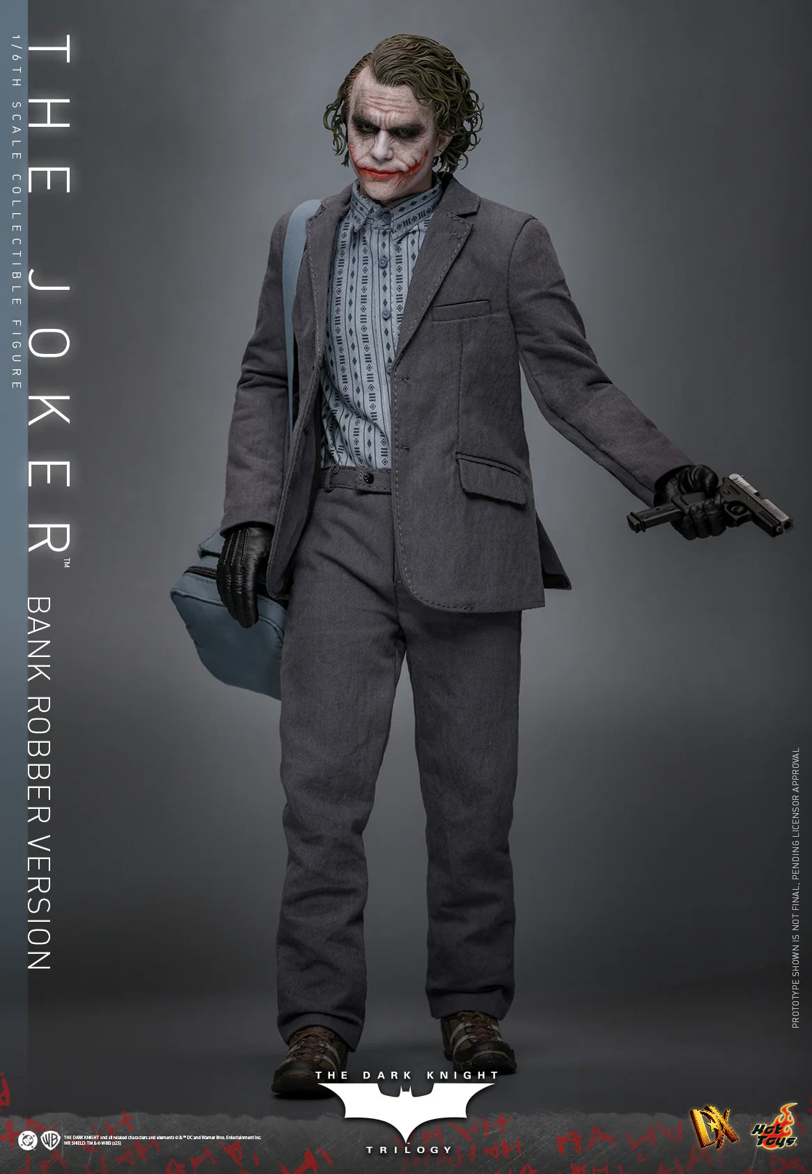 DC Comics Hot Toys "The Dark Knight Trilogy" The Joker (Bank Robber Version) Special Edition DX50B Licensed Action Figure